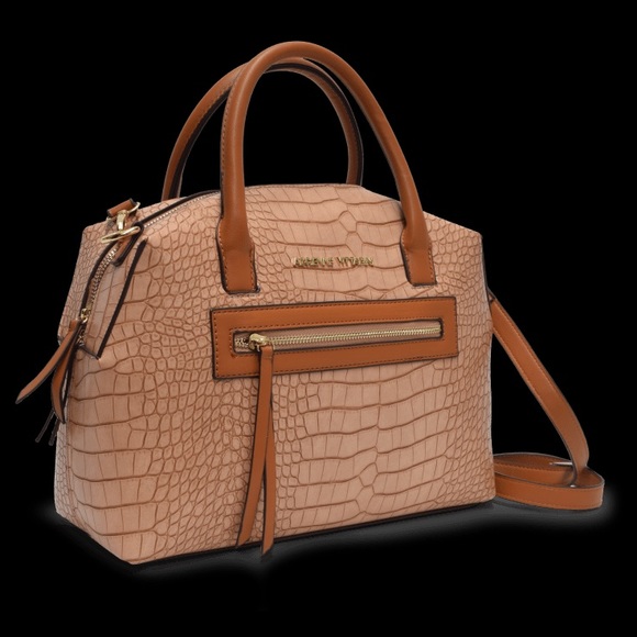 ADRIENNE VITTADINI | Croco Satchel Natural - Picture 9 of 16